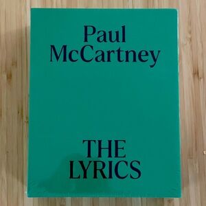 Paul McCartney THE LYRICS boxed set hardcover NEVER UNWRAPPED!